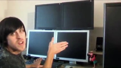 Roman Atwood Gaming setup sketch from 2007!