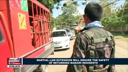 Télécharger la video: Martial law extension will ensure the safety of returning Marawi residents