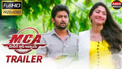 MCA (Middle Class Abbayi) TRAILER - Nani, Sai Pallavi  Devi Sri Prasad, Sriram Venu