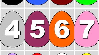surprise egg counting - learn counting with surprise eggs for kids - video learning for children