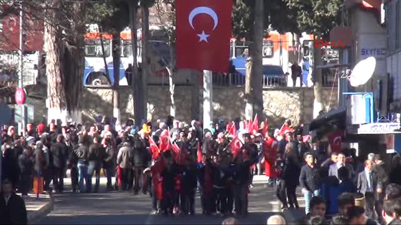Mersin Şehidini Uğurladı