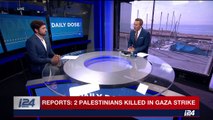 Palestinian media reporting that an Israeli strike has killed two terrorists in the Gaza strip
