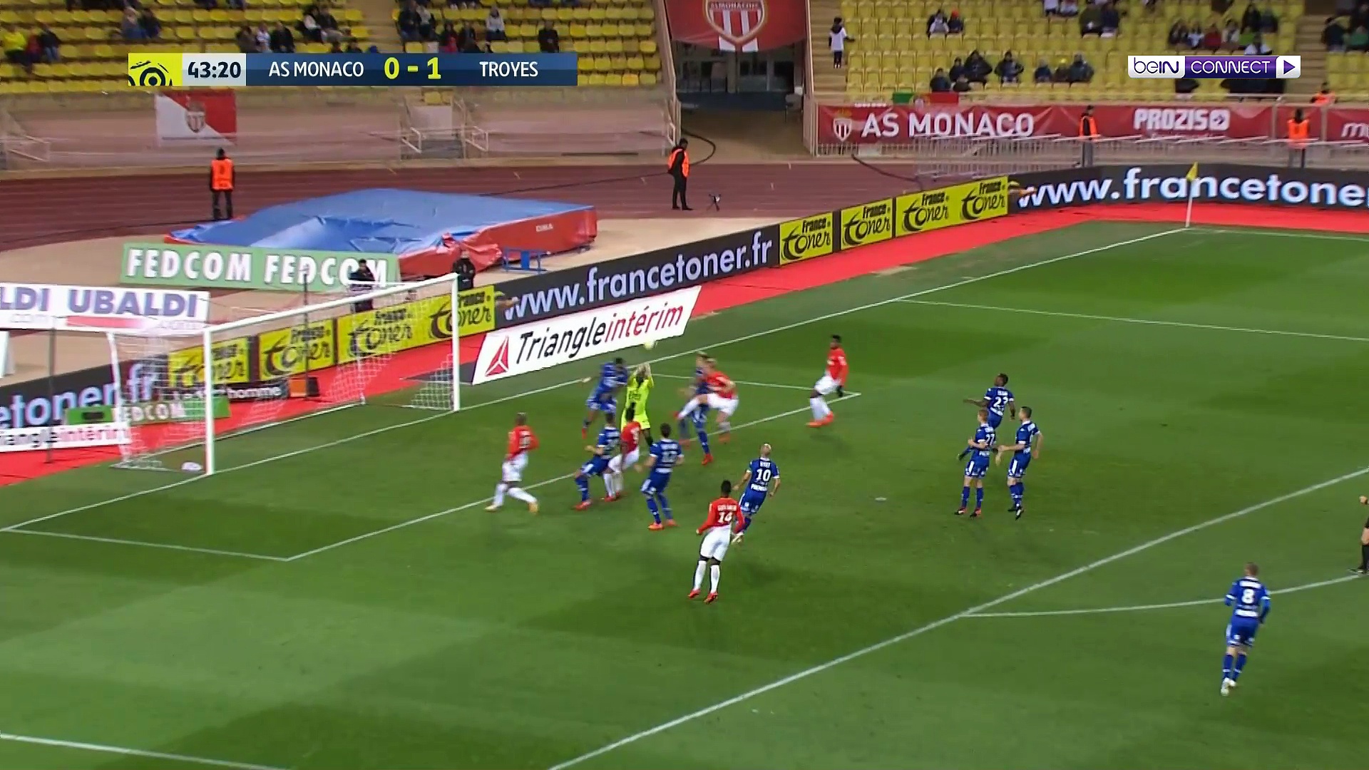 Ligue 1: Monaco 3 Troyes 2