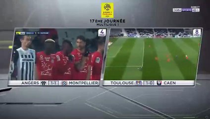 Résumé Toulouse 1-0 Caen But Ola Toivonen Goal -  09-12-2017