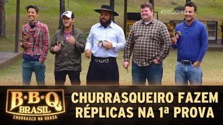 Churrasqueiro fazem réplicas na primeira prova