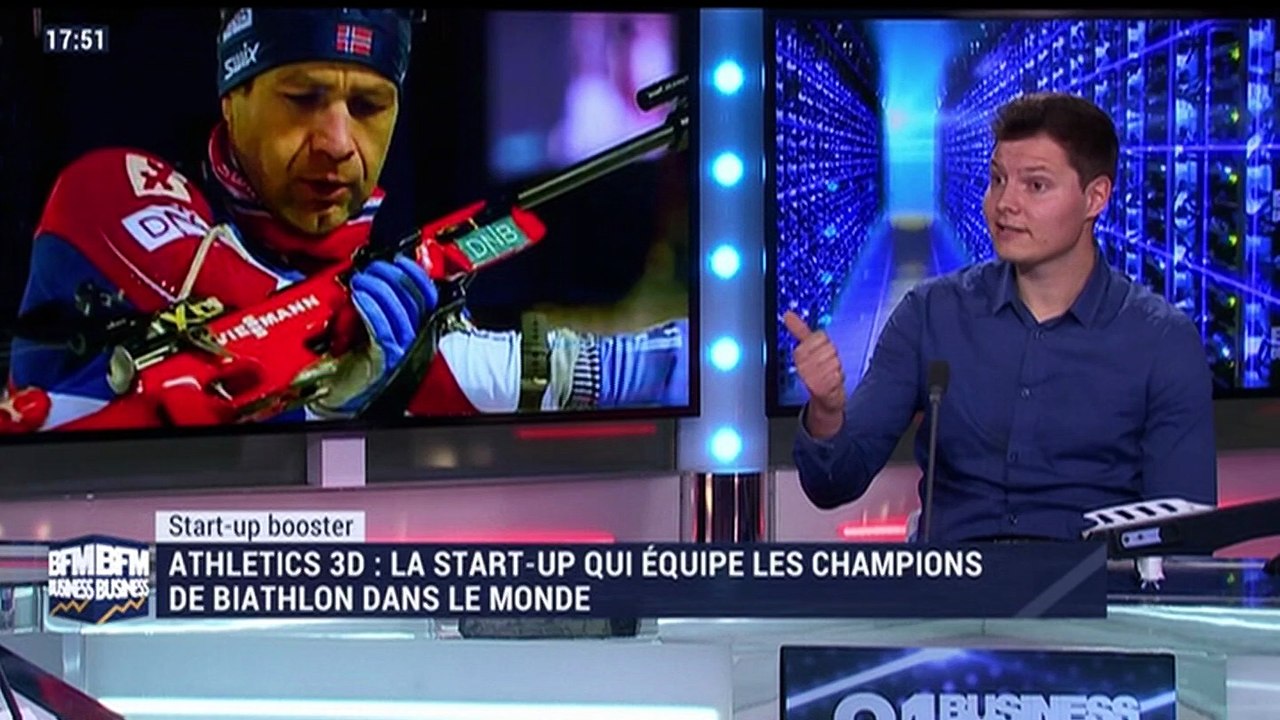 Startup Booster: Athletics 3D, la start-up qui équipe les champions de biathlon dans le monde - 09/12