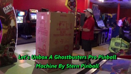 Unboxing A Stern Ghostbusters Pinball Machine