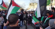 Palestine Supporters Rally in Paris Prior to Israeli Prime Minister's Visit