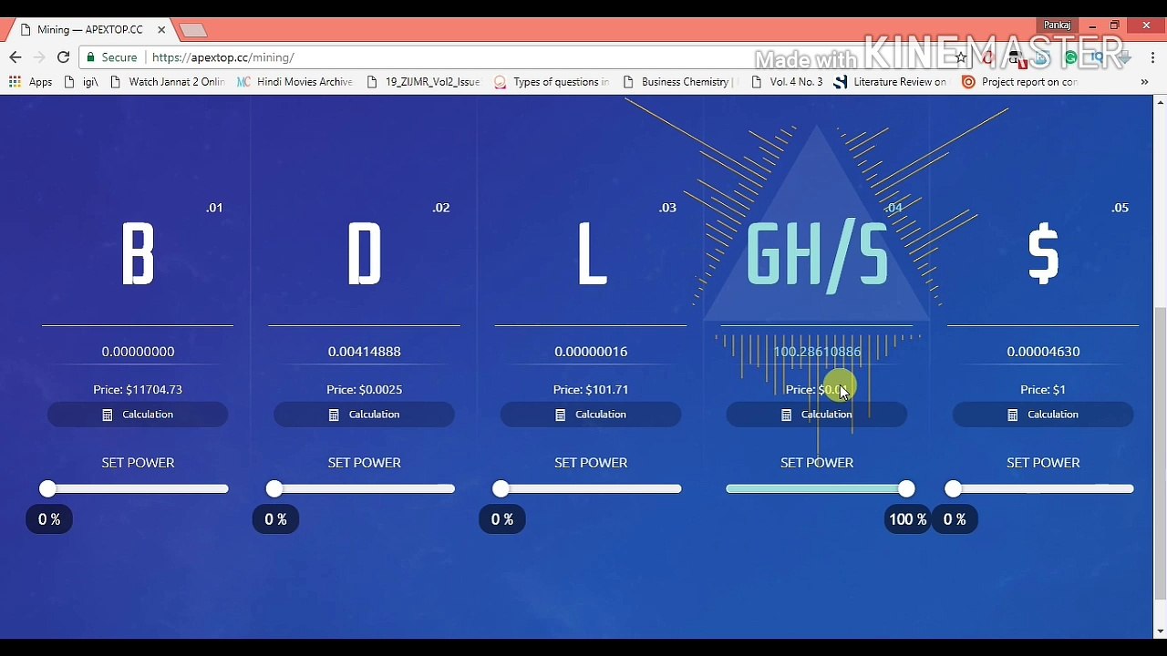 100 GHs Bitcoin Mining Free