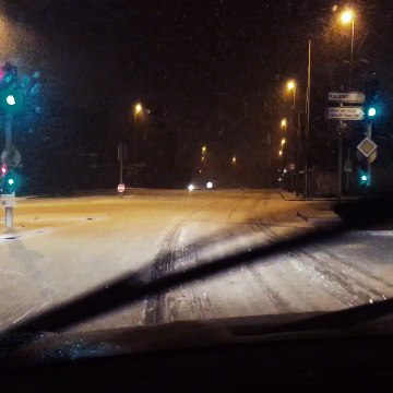 Neige à Dijon le 10 décembre 2017