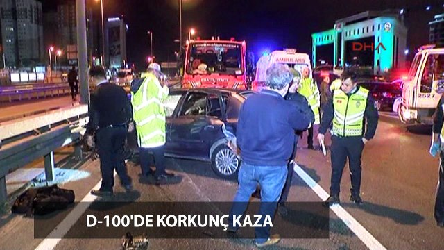 D-100’de feci kaza