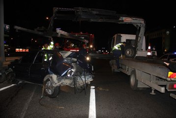 E-5'te Feci Kaza: 1 Ölü, 4 Yaralı