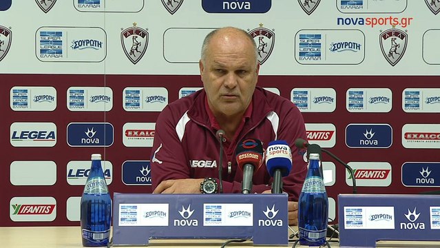 14η ΑΕΛ-Ξάνθη 1-0 2017-18 Συνέντευξη τύπου- Novasports