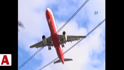 İstanbul’da fırtına pilotlara zor anlar yaşattı