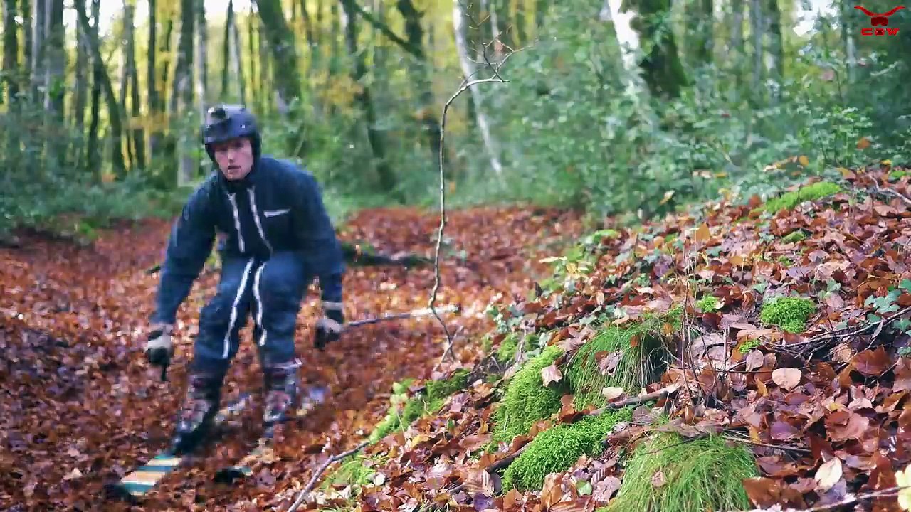 on peut vraiment skier sur n'importe quoi :o