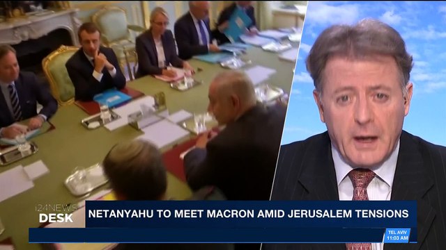 i24NEWS DESK | Netanyahu to meet Macron amid Jerusalem tensions | Sunday, December 10th 2017