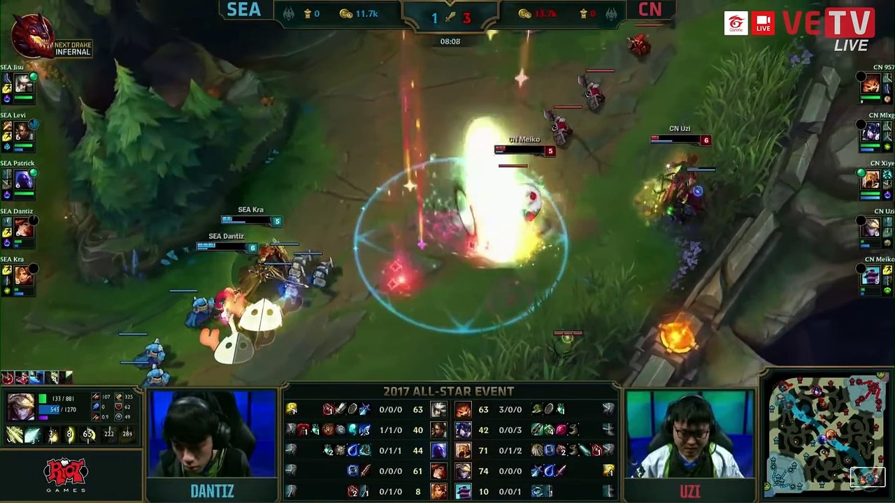 [ALL-STAR2017] SOUTHEAST ASIA VS CHINA [HIGHLIGHTS] | LEAGUE OF LEGENDS