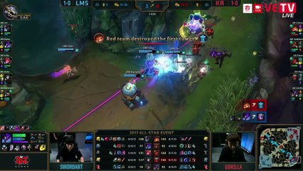 [ALL-STAR2017] LMS VS. KOREA [HIGHLIGHTS] | LEAGUE OF LEGENDS