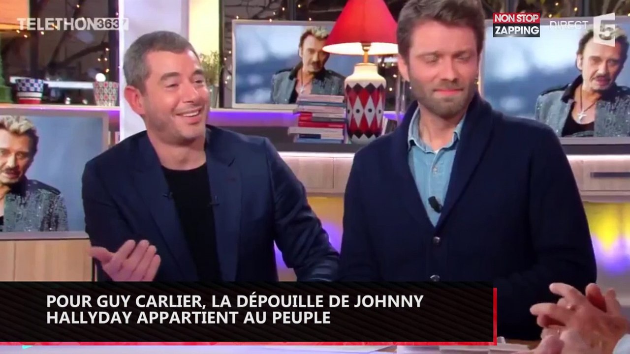 Johnny Hallyday mort : Pour Guy Carlier, "sa dépouille appartient au peuple" (vidéo)
