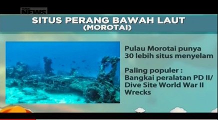 Indahnya Pesona Situs Perang Bawah Laut Morotai