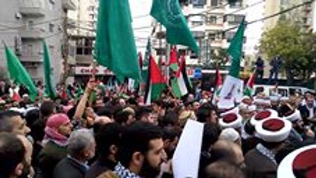 Protesters Rally at US Embassy in Beirut Against Trump Decision on Jerusalem