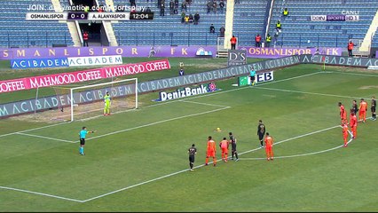 Sokol Cikalleshi penalty Goal HD - Osmanlispor 1 - 0 Alanyaspor - 10.12.2017 (Full Replay)