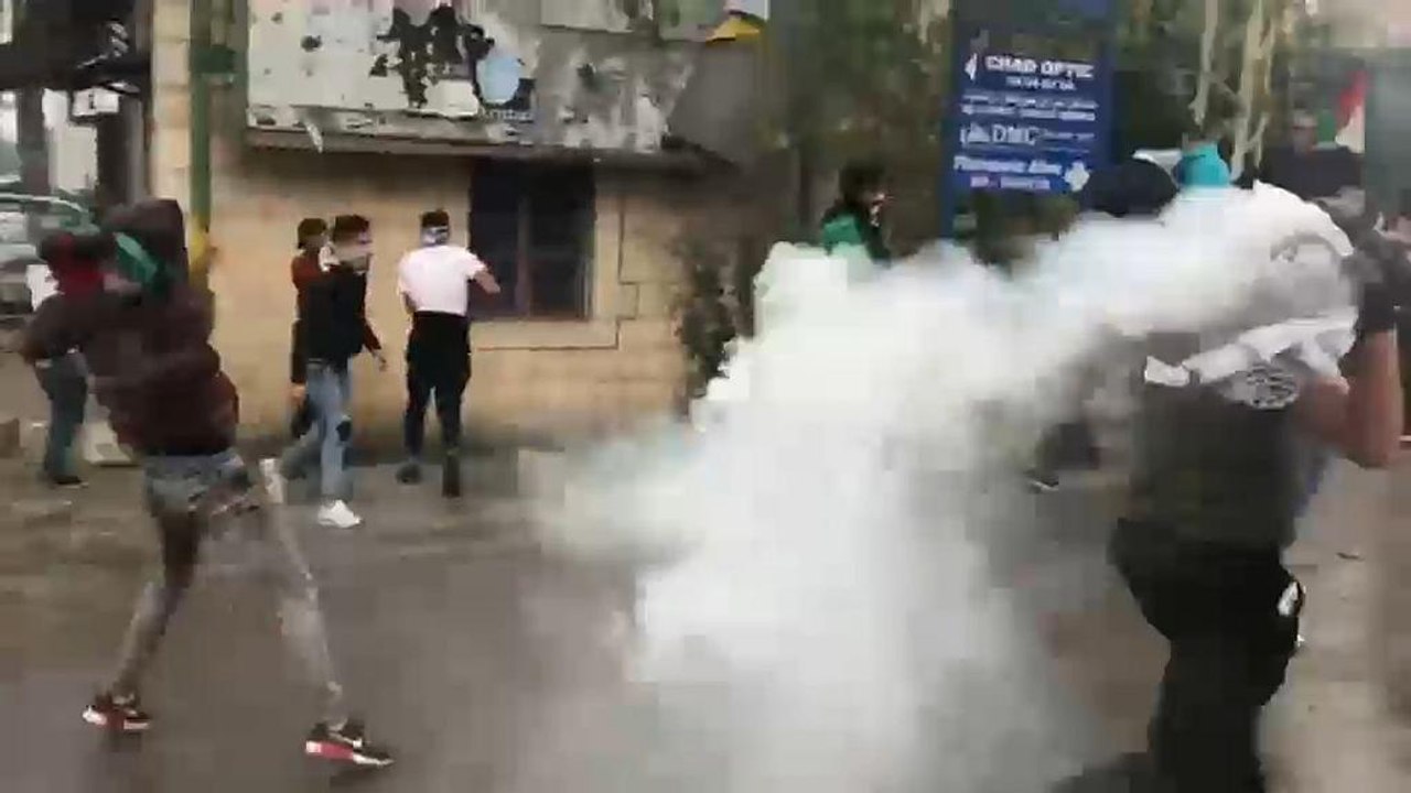 US-Botschaft in Beirut im Tränengas-Nebel