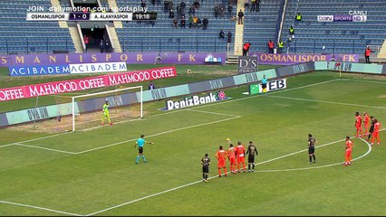 Musa Cagiran penalty Goal HD - Osmanlispor 2 - 0 Alanyaspor - 10.12.2017 (Full Replay)