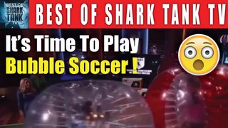 Shark Tank Mark Cuban Daymond John And Robert Herjavec Play Bubble Soccer - Best of Shark Tank TV
