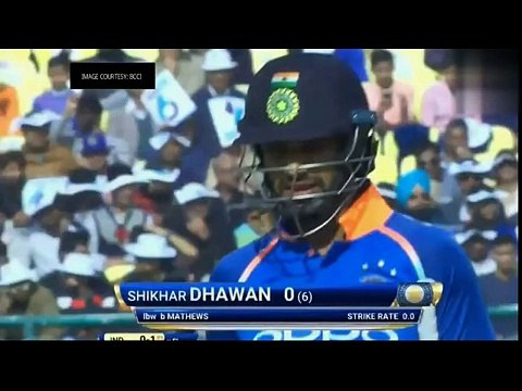 India vs Srilanka 1st ODI 2017 Highlights First Innings