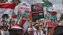 La decisión de Trump sobre Jerusalén recibe una multitudinaria protesta en Indonesia