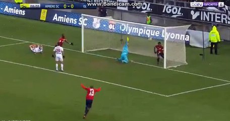 S.Gakpe Goal HD -Amiens 1-0 Lyon 10.12.2017