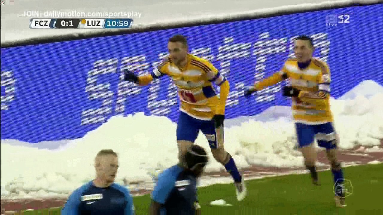 Christian Schneuwly Goal HD - FC Zurich 0 - 1 Luzern - 10.12.2017 (Full Replay)