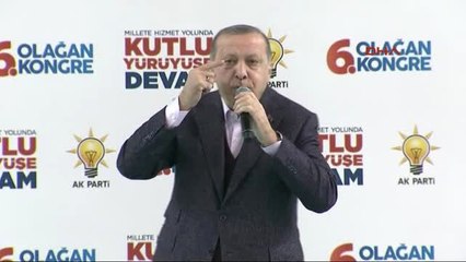 Sivas Cumhurbaşkanı Erdoğan Sivas 6. Olağan Kongresi'nde Konuştu