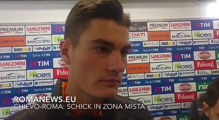 Chievo-Roma: Schick in zona mista