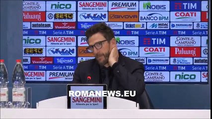 Chievo-Roma: Di Francesco in conferenza post gara