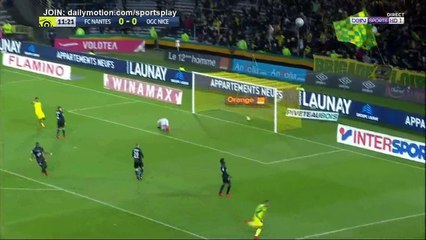 Yacine Bammou Goal HD - Nantes 1 - 0 OGC Nice - 10.12.2017 (Full Replay)