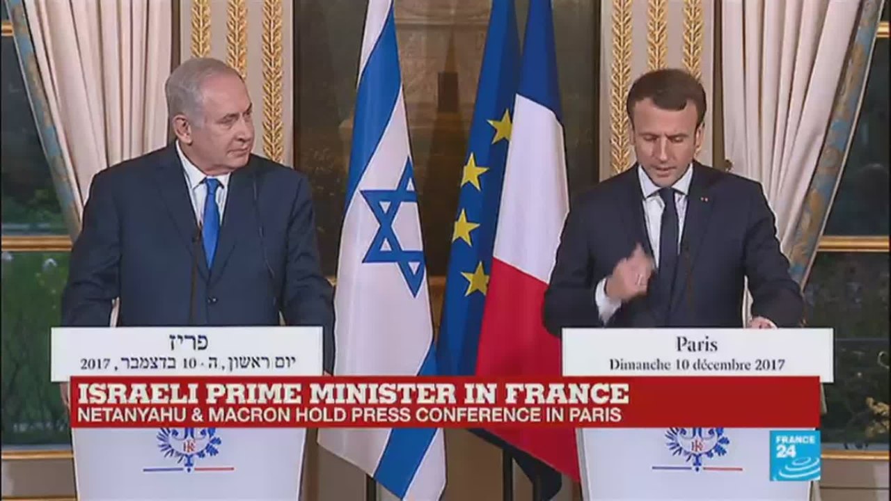 Netanyahu in France: Press conference held by Macron in Paris