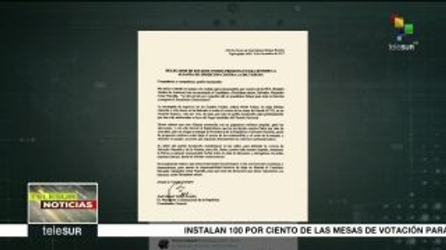 Manuel Zelaya denuncia presión de EEUU contra la oposición hondureña