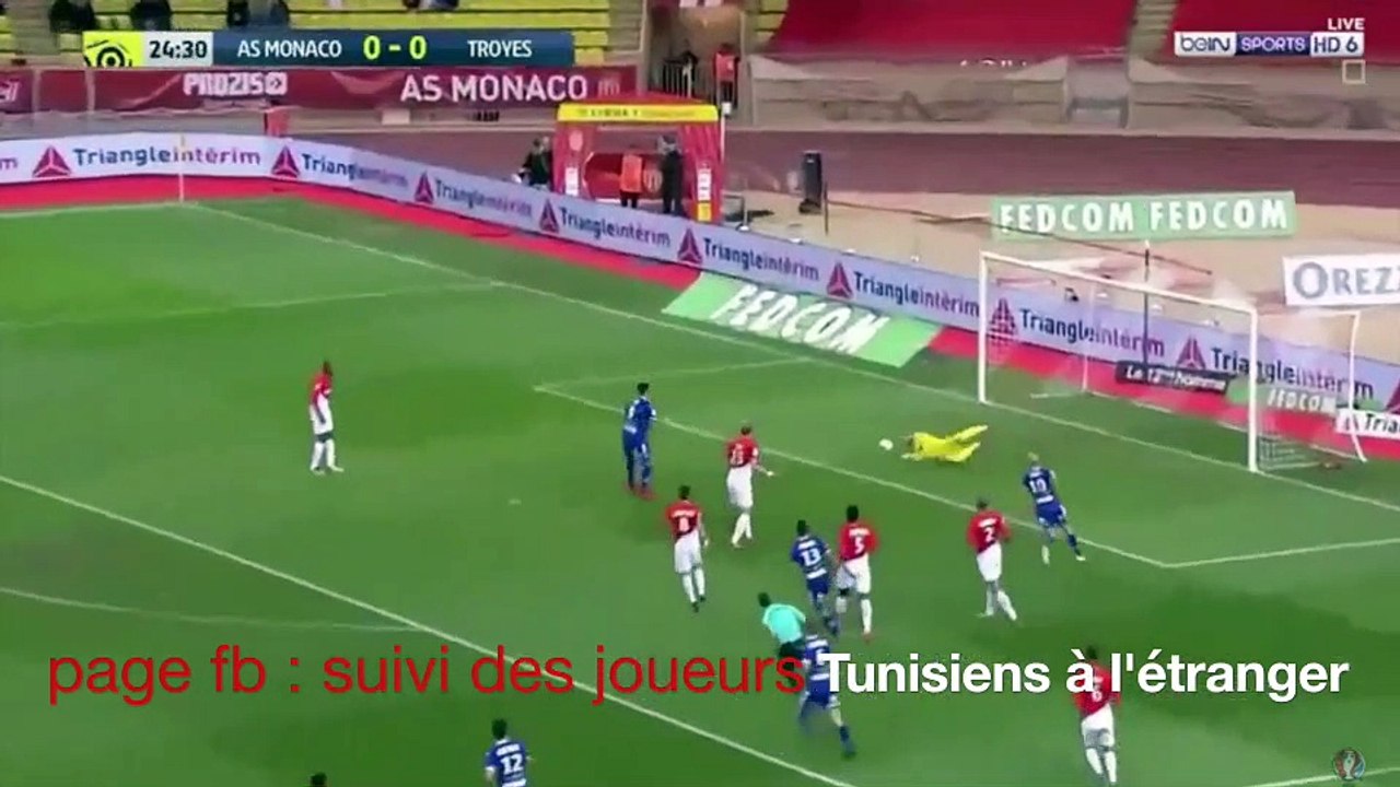 l'excellente action de khaoui qui amène le but face à monaco