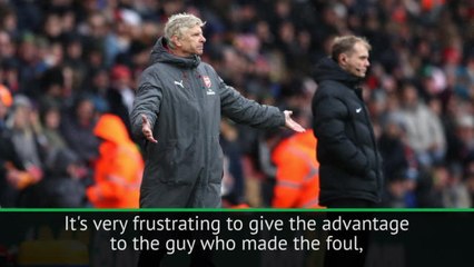 Download Video: Wenger 'frustrated' with 'time-wasting' Southampton