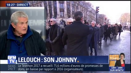 " #JohnnyHallyday est entré au Panthéon du public", l’hommage de Claude Lelouch
