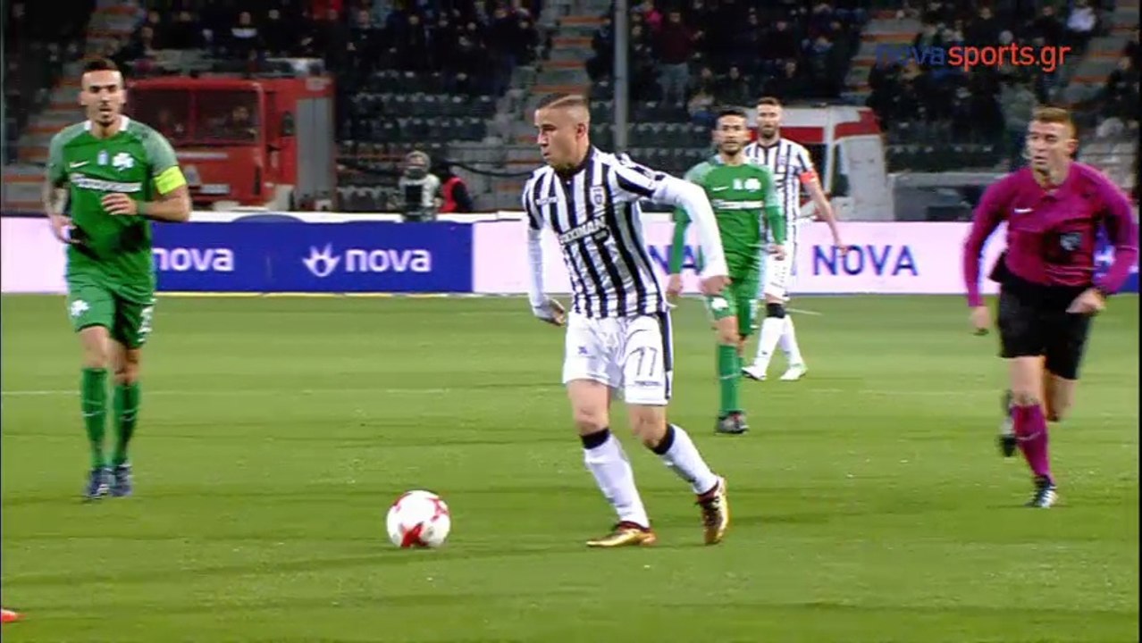 1-0 Dimitrios Pelkas AMAZING Goal - PAOK 1-0 Panathinaikos 10.12.2017 [HD]