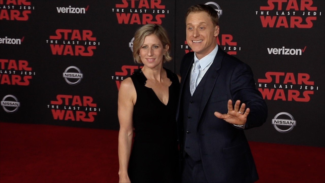 Alan Tudyk and Charissa Barton "Star Wars The Last Jedi" World Premiere Red Carpet