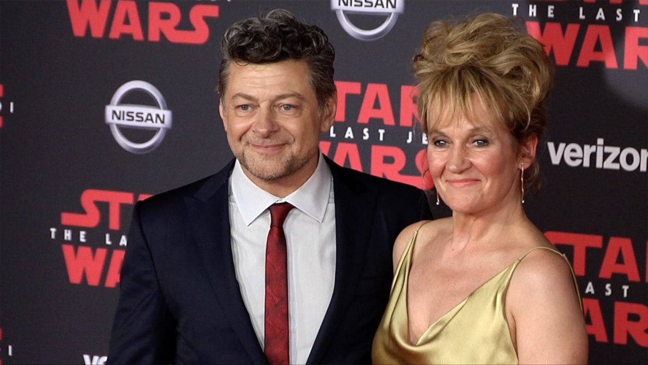 Andy Serkis and Lorraine Ashbourne "Star Wars The Last Jedi" World Premiere Red Carpet