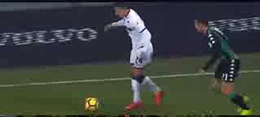 Budimir Goal - Sassuolo vs Crotone 2-1  10.12.2017 (HD)
