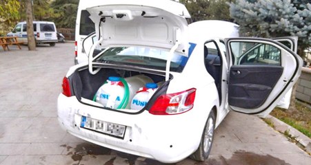 Akaryakıt Hırsızlarının Çalıntı Araca Kurdukları Düzenek Görenleri Hayrete Düşürdü