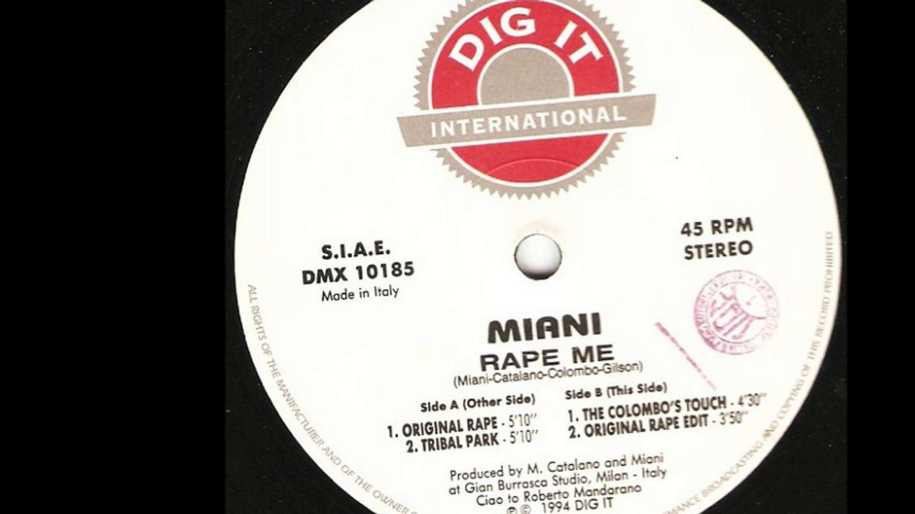 Miani - R.... Me (Original Rape) (A1)
