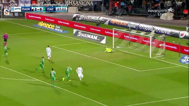 Efthymios Koulouris penalty Goal HD - PAOK 3 - 0 Panathinaikos - 10.12.2017 (Full Replay)