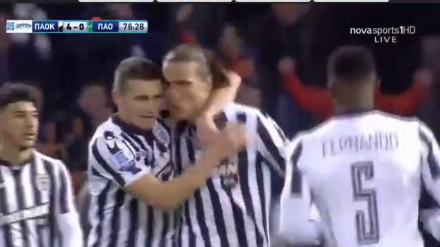 4-0 Το ΕΝΤΥΠΩΣΙΑΚΟ γκολ του Αλεξάνταρ Πρίγιοβιτς - ΠΑΟΚ 4-0 Παναθηναϊκός 10.12.2017 [HD]